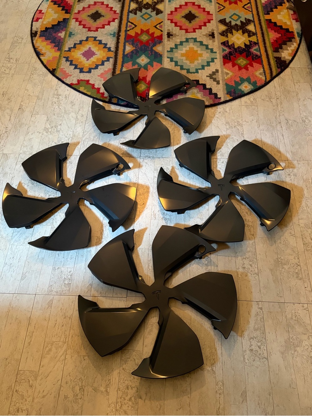 Tesla 19" Crossflow Wheel covers for 26’ Model Y